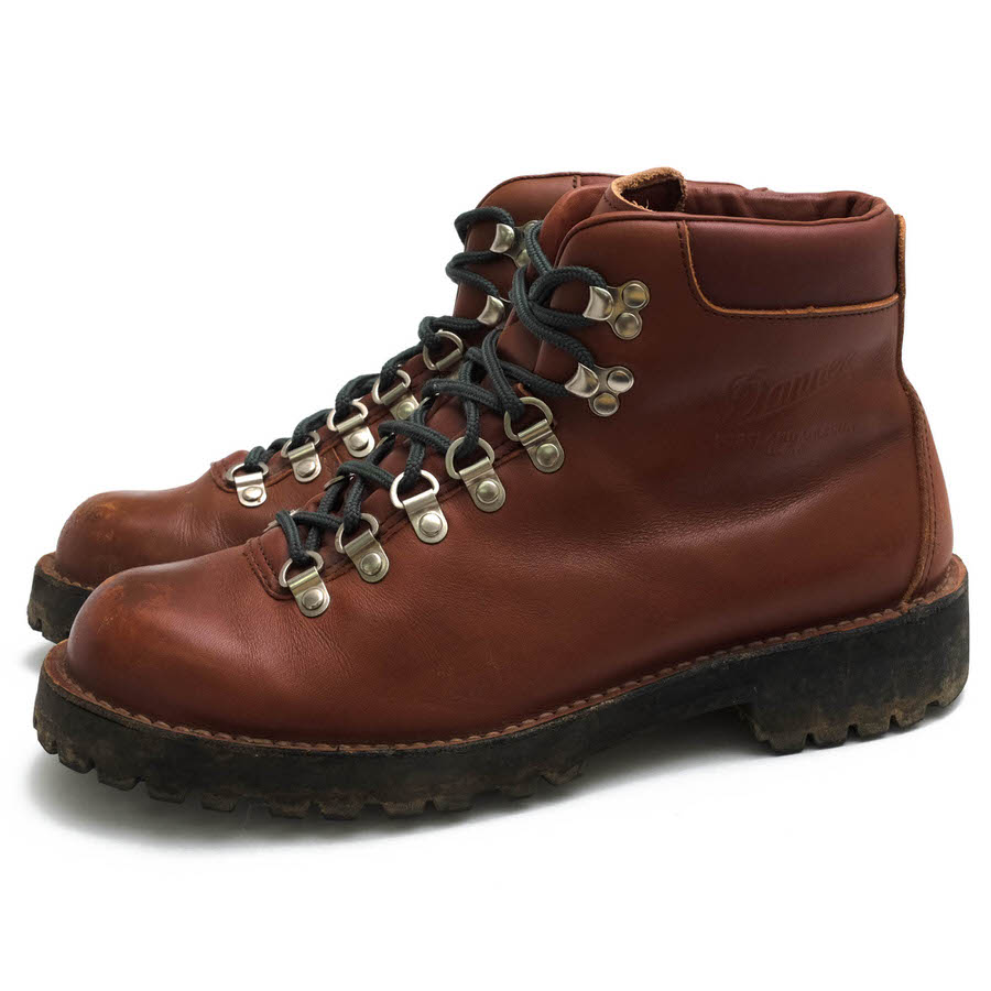 Danner マウンテンブーツ ダナー D-4207 OLLALIE カウハイドレザー 牛革  Vibramソール ステッチダウン製法 定番 【中古】
