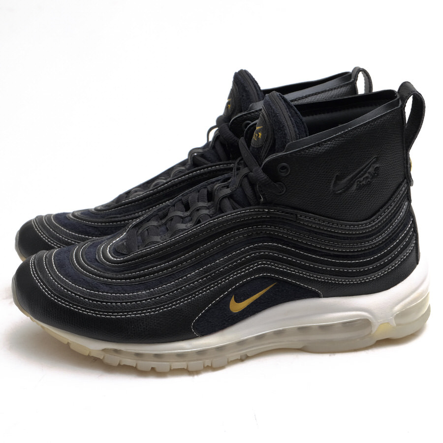 NIKE ハイカットスニーカー ナイキ 913314-001 AIR MAX 97 MID x R.T. エアマックス 97 ミッド Riccardo Tisci リカルド・ティッシコラボ 牛革 ペブルドレザー 【中古】
