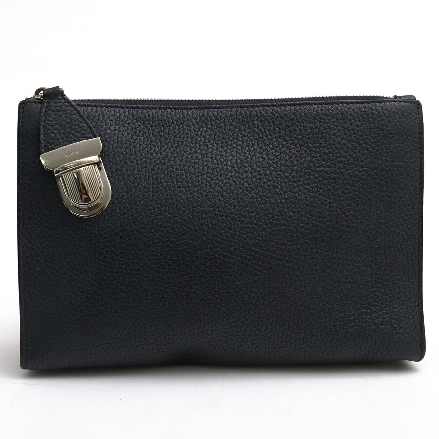 BALLY セカンドバッグ/クラッチバッグ バリー STEIN/00 イタリアンカーフスキン 牛革 シボ革 シュリンクレザー 【中古】|ブランディング