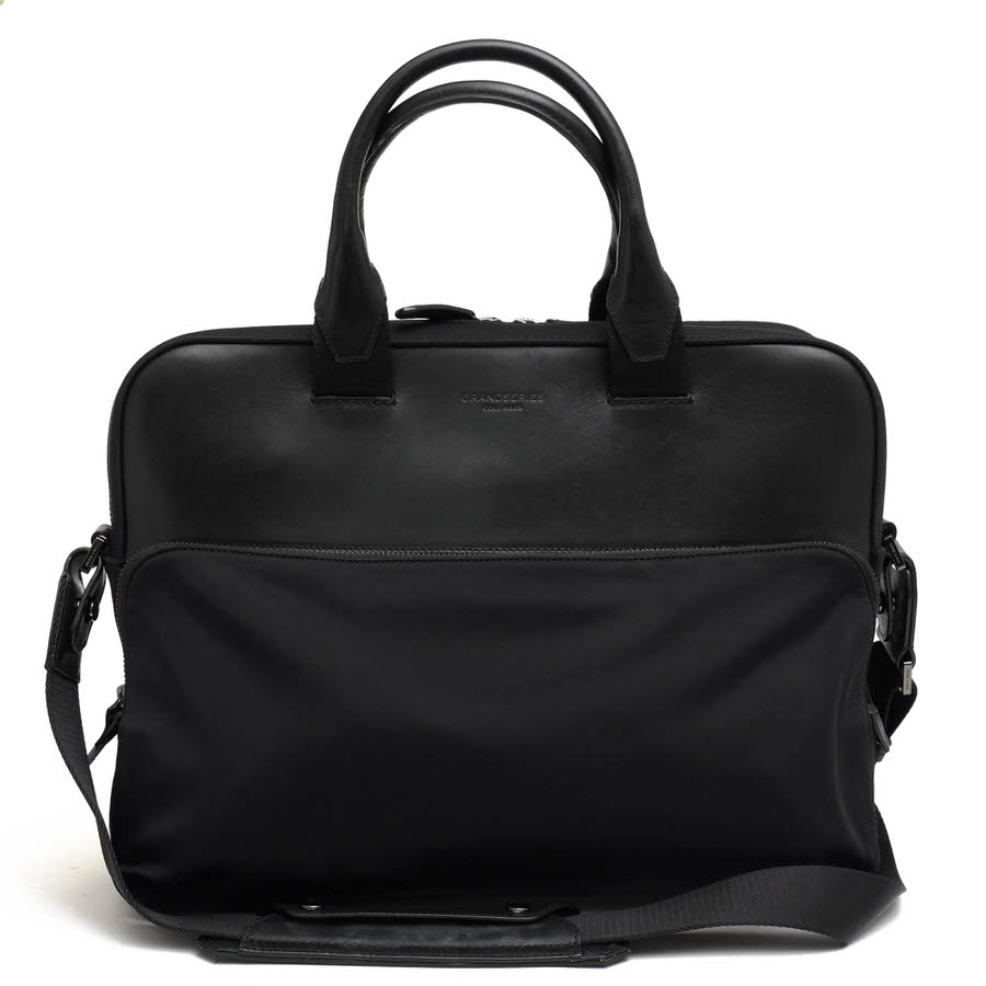 COLE HAAN ビジネスバッグ コールハーン F11336 GRANDSERIES Nylon and Leather Attache 一部牛革 2WAY ショルダーバッグ 【中古】|ブランディング