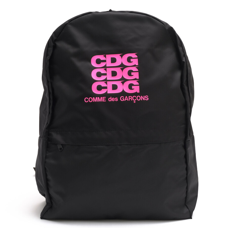 COMME des GARCONS 背嚢 コムデ給仕 OA-K201-051  CDGロゴタイプ デイパック 【中古】