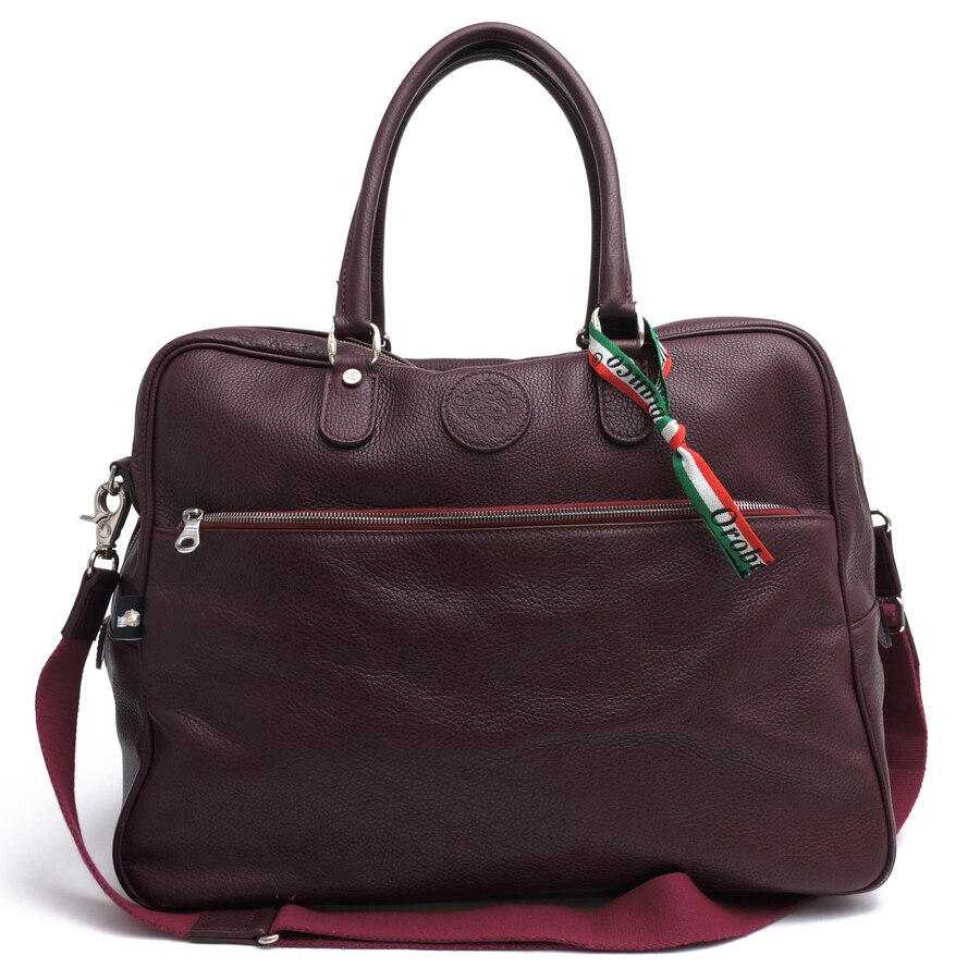 orobianco ボストンバッグ オロビアンコ 牛革 ビジネスバッグ 2WAY ショルダーバッグ シボ革 シュリンクレザー 【中古】|ブランディング