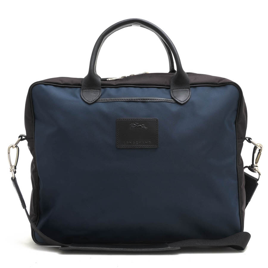 Longchamp ビジネスバッグ ロンシャン 牛革 2WAY ショルダーバッグ 【中古】