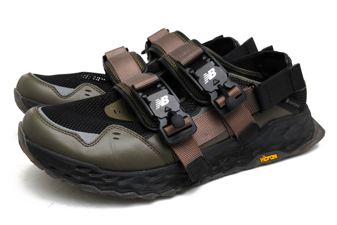 NEW BALANCE ローカットスニーカー ニューバランス MSNB2SP2 Snow Peak スノーピーク別注 Niobium Concept 2 サンダル Vibramソール 【中古】｜ブランディング