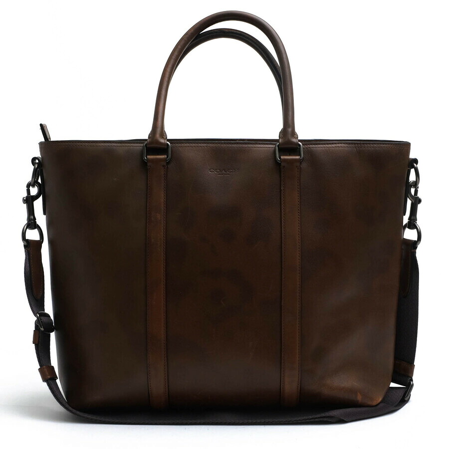 COACH トートバッグ コーチ職 22320 Metropolitan Tote with Wild Beast Print メトロポリタン トート ウィズ ワイルド ビースト 刷り上げる 牛皮 子ウシ A4大きさ納める可 2WAY ショルダーバッグ 【中古】