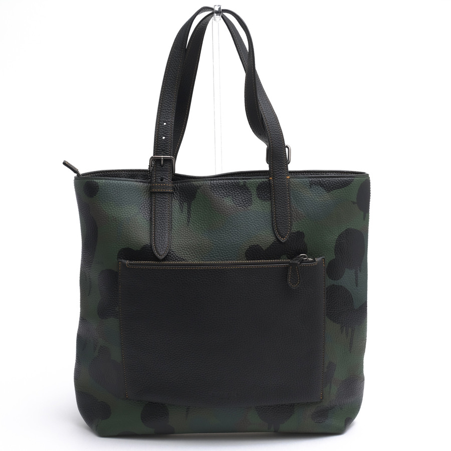 COACH トートバッグ コーチ職 35596 Metropolitan Soft Tote With Wild Beast Print メトロポリタン ソフトトート ワイルドビースト ポリッシュド ペブル なめし革 牛皮 万覚え帳パソコン納める可 偽装・化けの皮柄 シュリンクレザー 肩かけ 壱ショルダーバッグ 【中古】