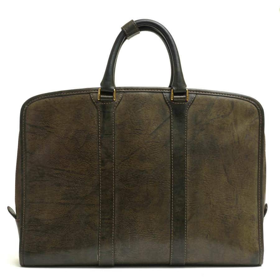 INDEED ビジネスバッグ インディード 201123 BORSA ボルサ テンペスティ社 オイルレザー 牛革 定番 【中古】