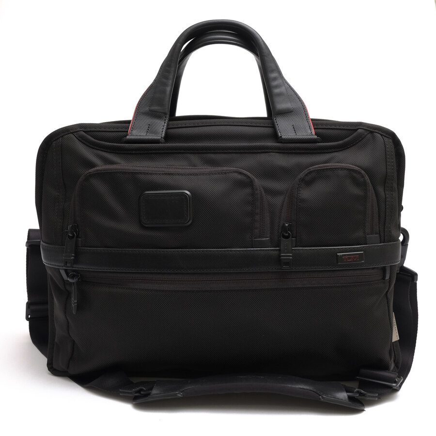 TUMI ビジネスバッグ トゥミ 26142DR2E Organizer Brief オーガーナイザー ブリーフ FXTバリスティックナイロン 2WAY ショルダーバッグ ノートPC収納可 【中古】|ブランディング