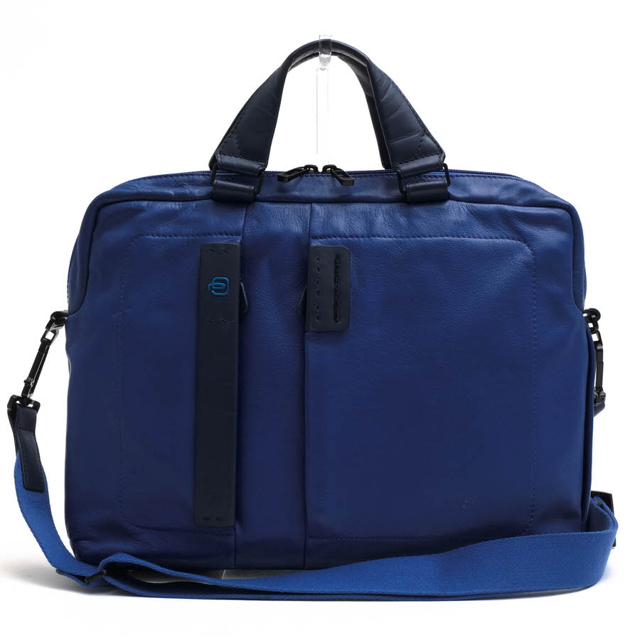 PIQUADRO ビジネスバッグ ピークアドロ P15 collection ナパレザー 牛革 ノートPC収納可 2WAY ショルダーバッグ 【中古】
