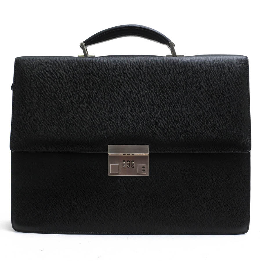 BALLY ビジネスバッグ バリー 牛革 カーフ グレイン型押し 【中古】|ブランディング