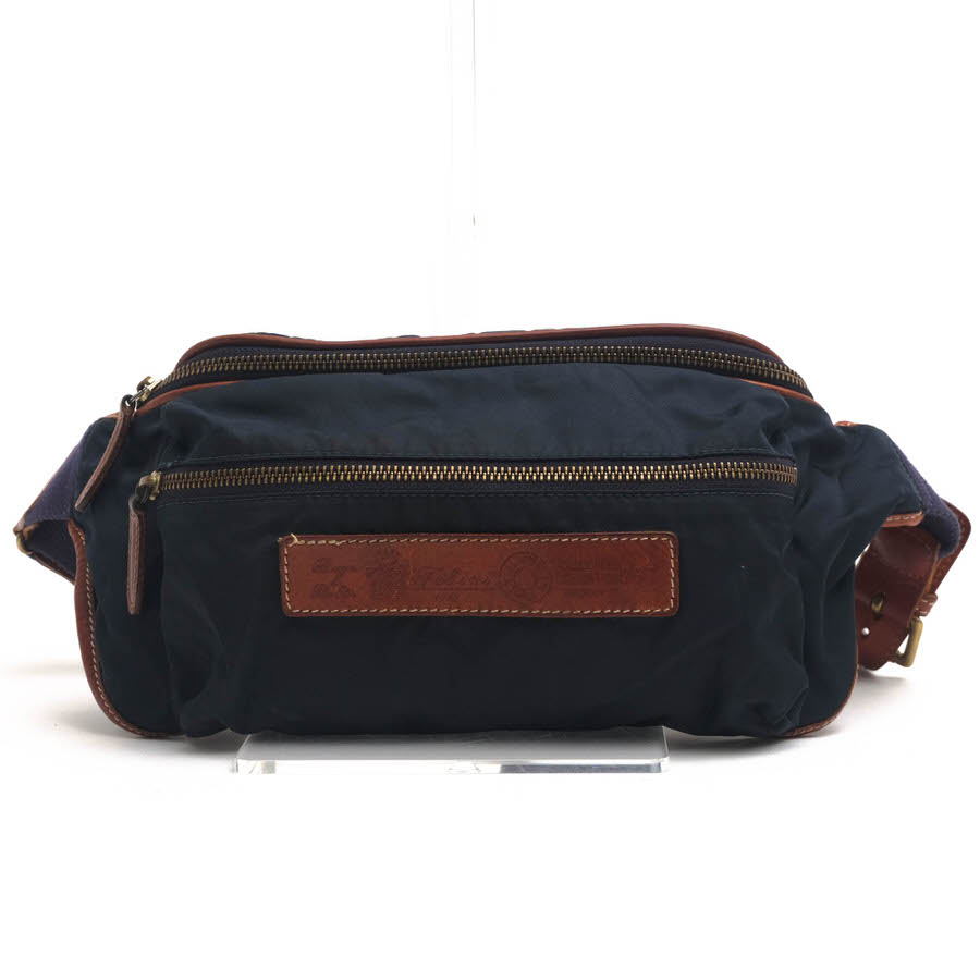 Felisi ウエストバッグ フェリージ 799/DS リモンタナイロン バケッタレザー 牛革  ボディバッグ 定番 【中古】