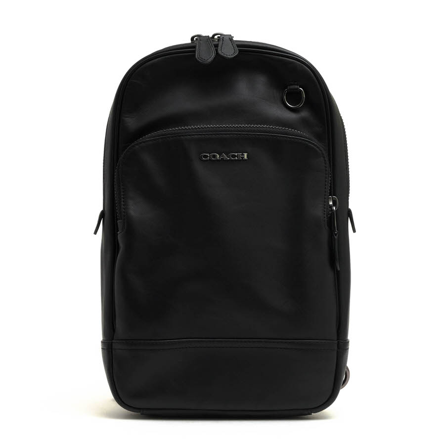 COACH ショルダーバッグ コーチ職 C2931 Graham Pack グラハム 風呂敷き包み 牛皮 子ウシ  上半身御徒面子 肩かけ 一ショルダーバッグ 【中古】