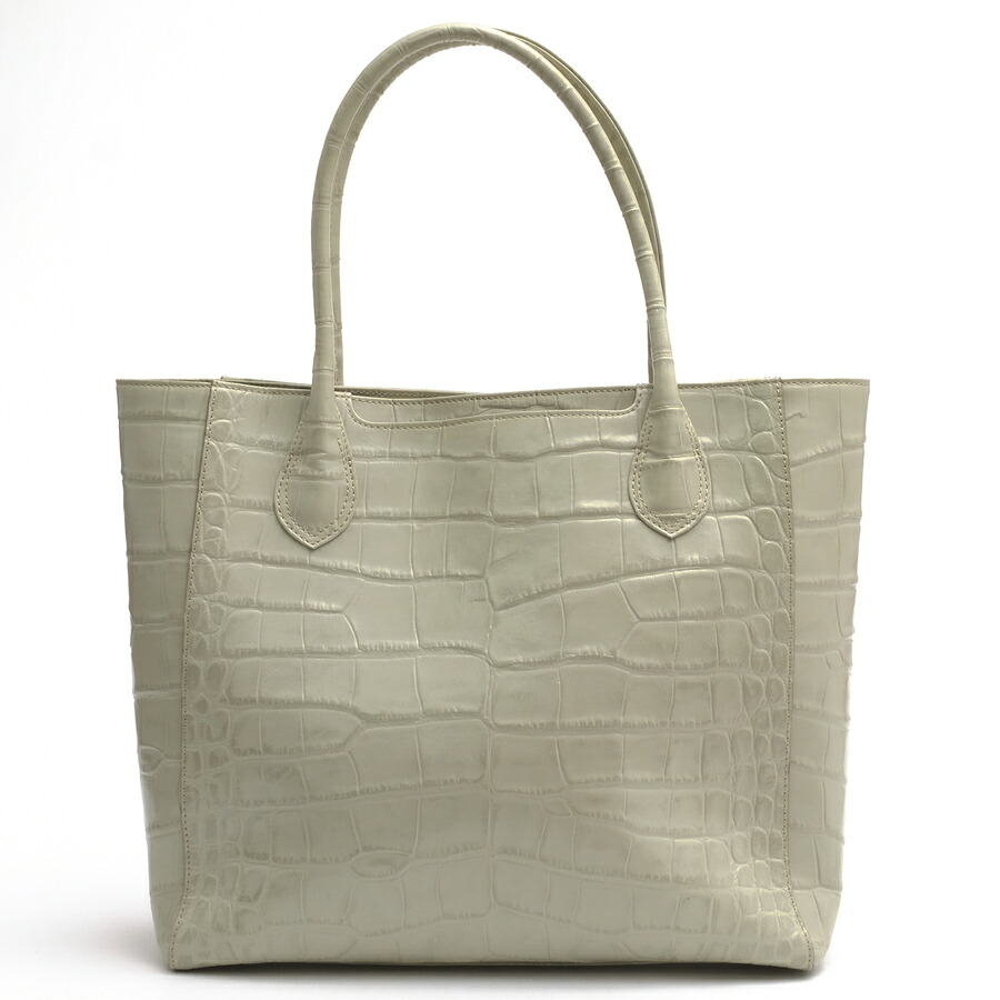 HAMANO トートバッグ 濱野 ハマノ Croco Square Tote クロコ スクエアトート 牛革 A4サイズ収納可 クロコ型押し 【中古】｜ブランディング