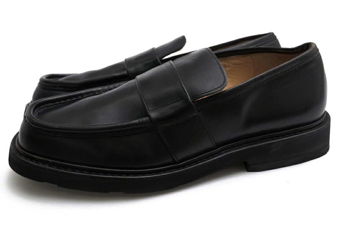 Paraboot コインローファー パラブーツ 17 014 98 カーフレザー 牛革 ラバーソール グッドイヤーウェルト製法 【中古】｜ブランディング