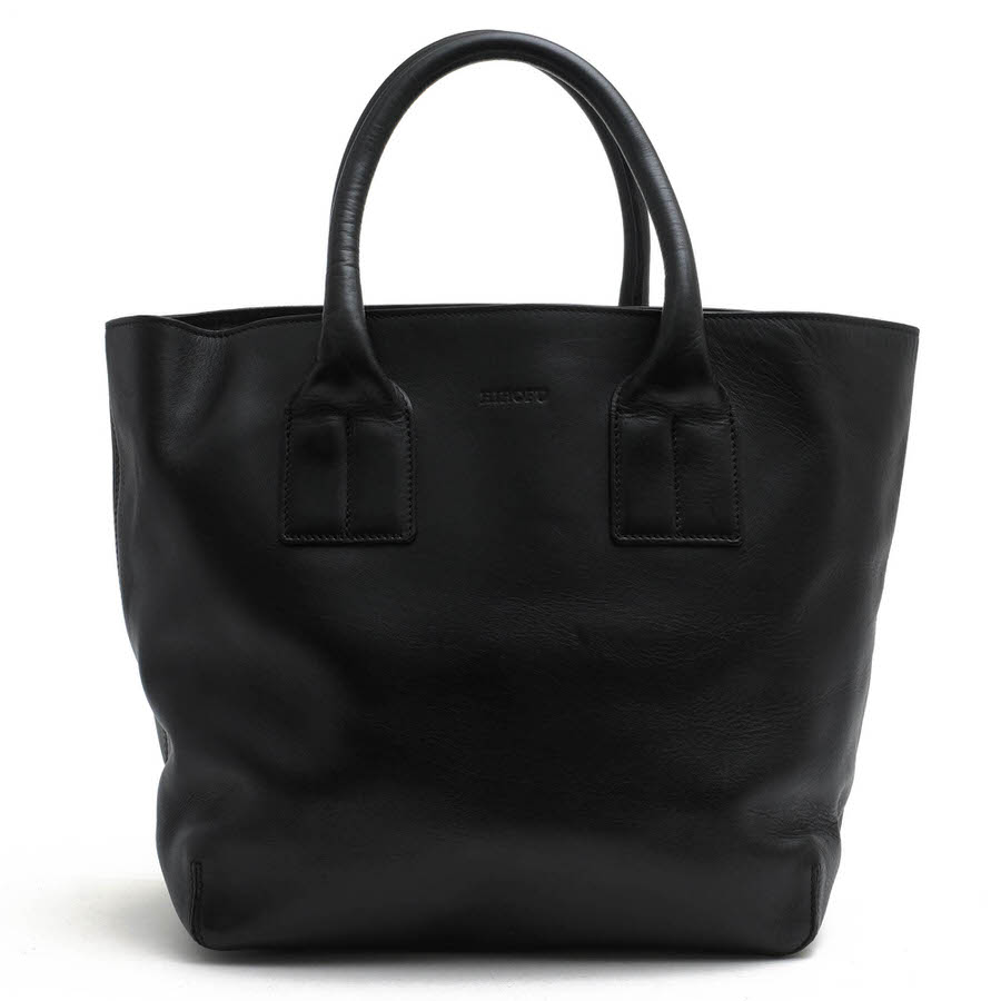 HIROFU トートバッグ ヒロフ 牛革 ロゴ型押し 定番 【中古】