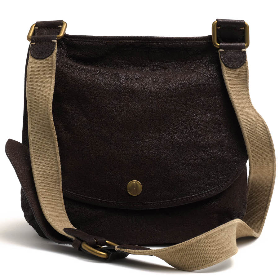 Dunhill ショルダーバッグ ダンヒル 天然皮革 メールバッグ シボ革 シュリンクレザー メッセンジャーバッグ 【中古】