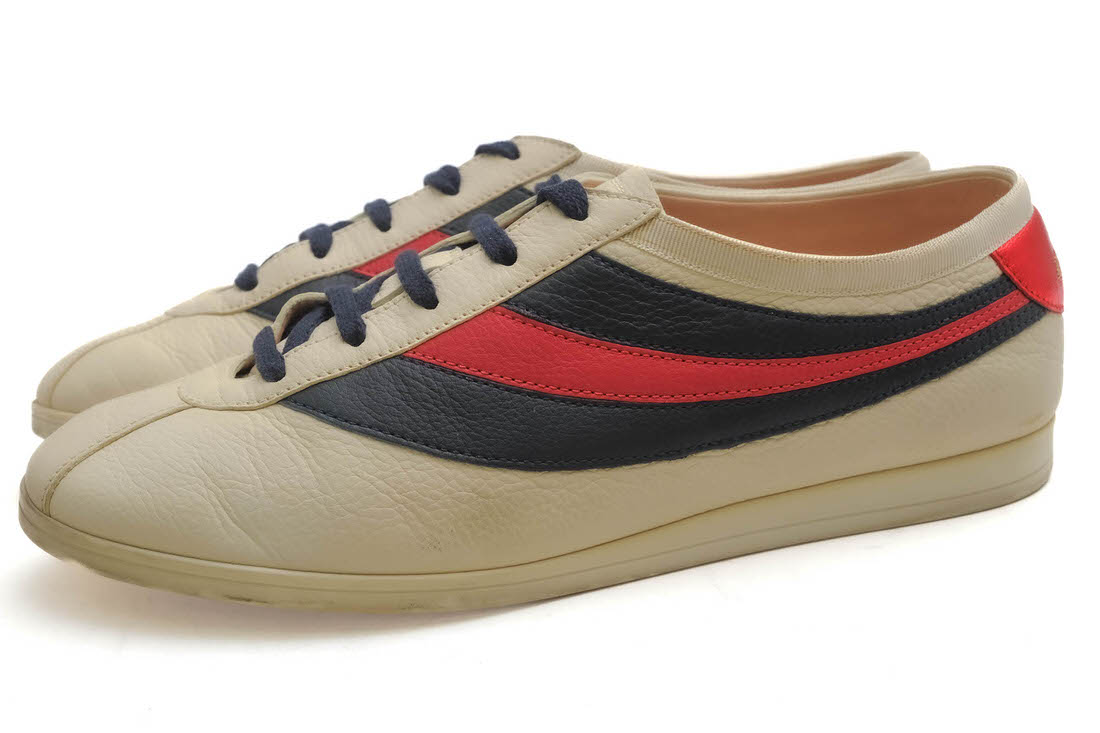 国内発送【GUCCI】グッチ GG ジャガード 厚底 スニーカー GUCCI グッチ スニーカー GG柄 38 25cm ホワイト マルチカラー