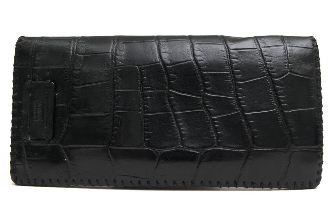 アルマーニ コレッツォーニ/ARMANI COLLEZIONI/YAM218 YH005 PORTAFOGLIO VITELLO STAMPA C 長財布 【中古】 19,993円