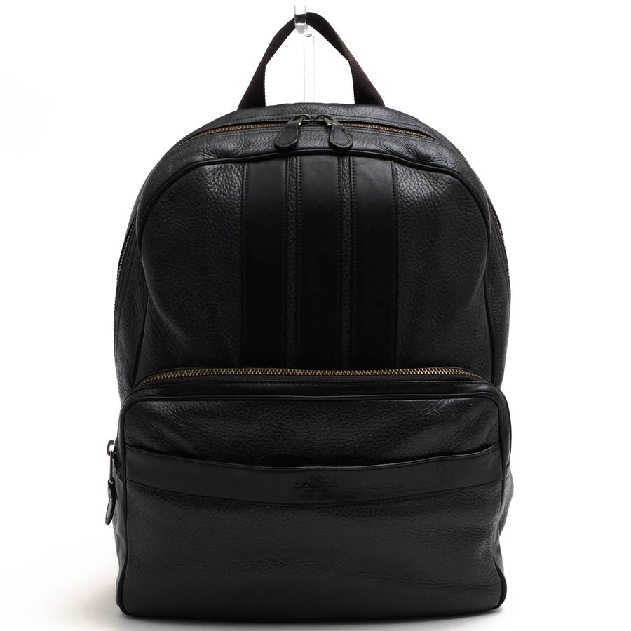 コーチ職/COACH/F56667 Bond Backpack インチ Pebble Leather 公債証書 背嚢 【中古】