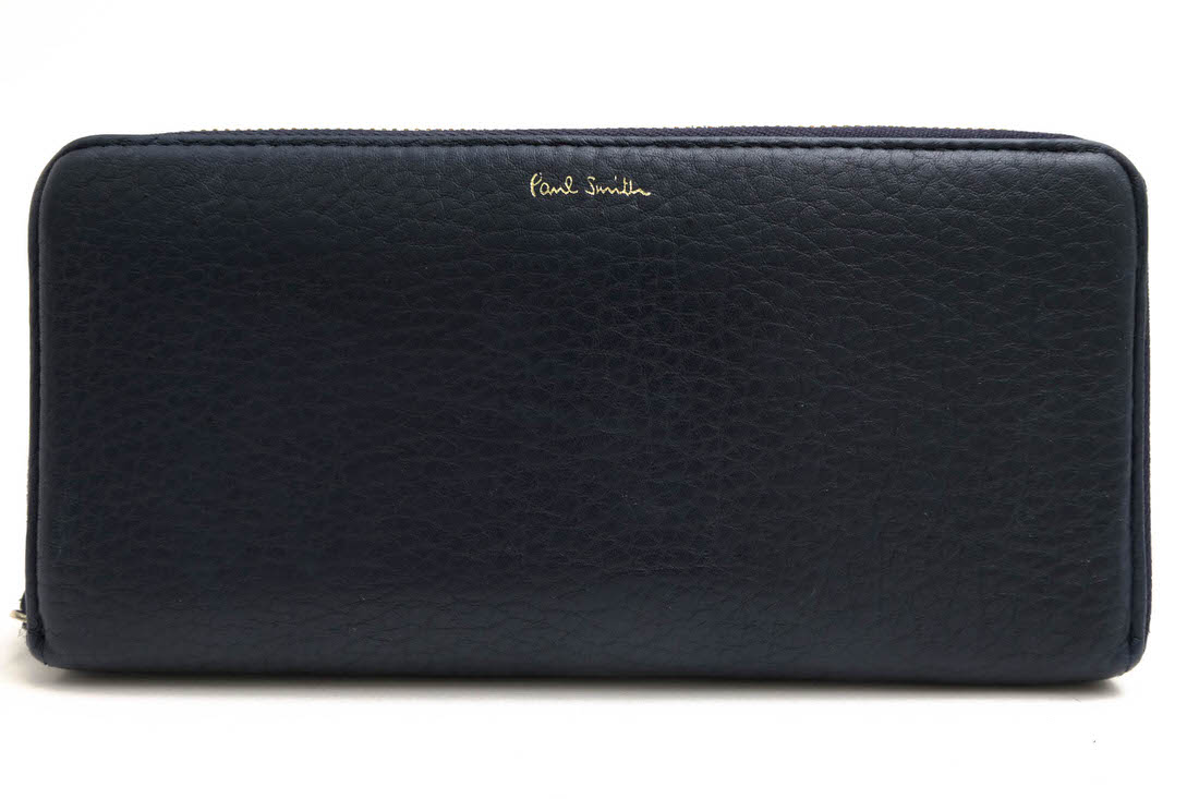 ポールスミス/Paul Smith/PWD555 STRIPE COLOR BAND スワールタッセル 長財布 【中古】