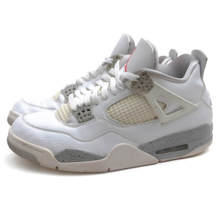 ナイキ/NIKE/CT8527-100 Air Jordan 4 White Oreo エアジョーダン4 ローカットスニーカー 【中古】