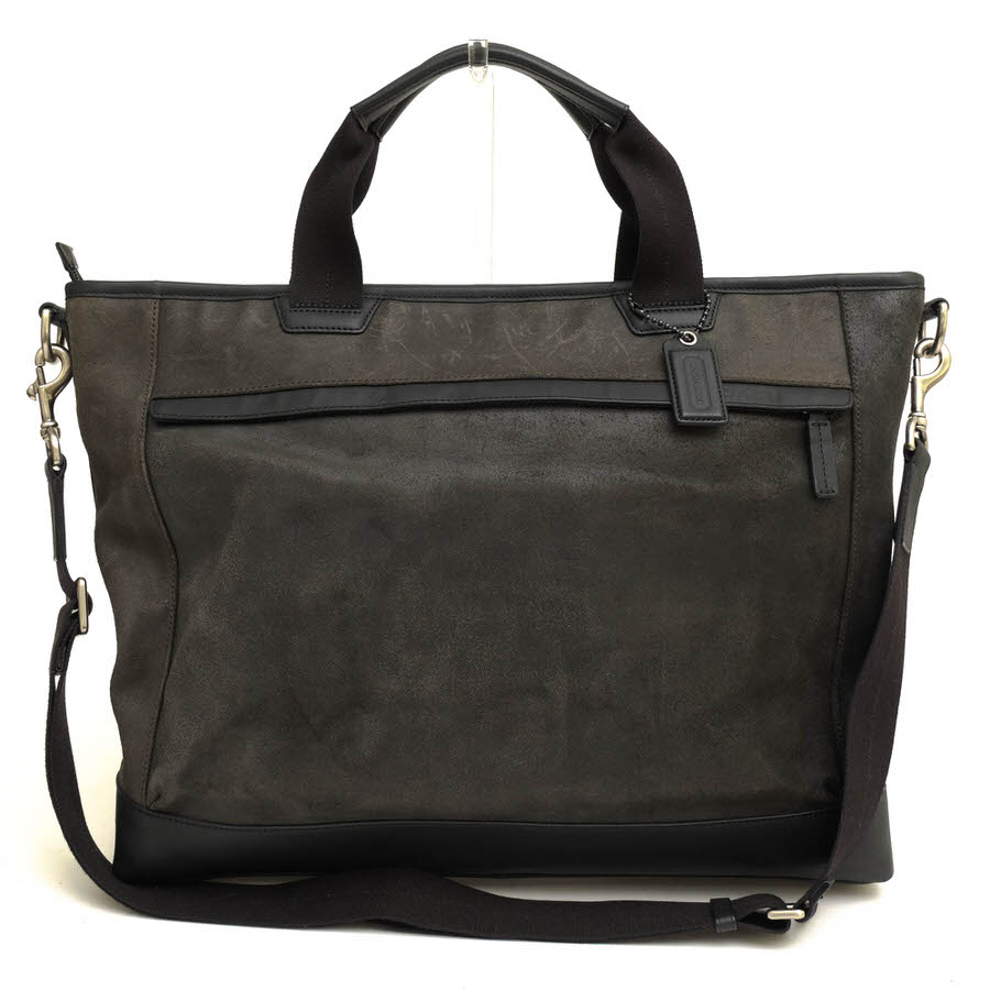 コーチ職/COACH/F70926 Camden Leather Supply Bag カムデンレザー 提供御徒面子 トートバッグ 【中古】