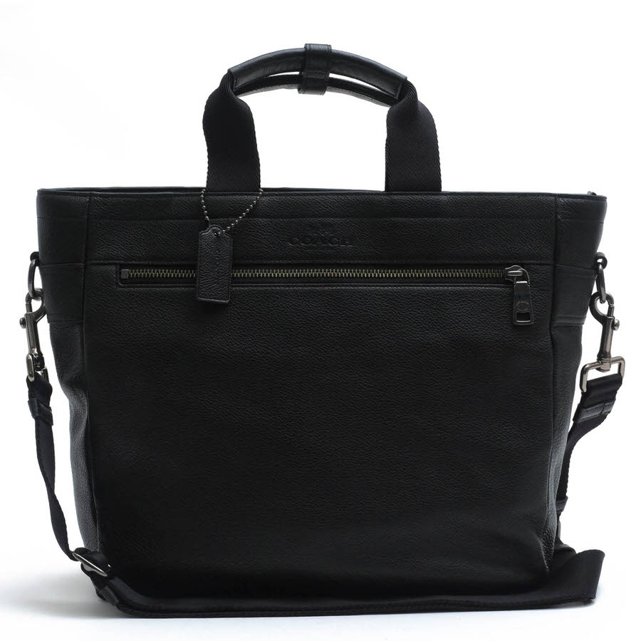 コーチ職/COACH/71648 UTILITY TOTE IN PEBBLE LEATHER ありがた味 トート トートバッグ 【中古】