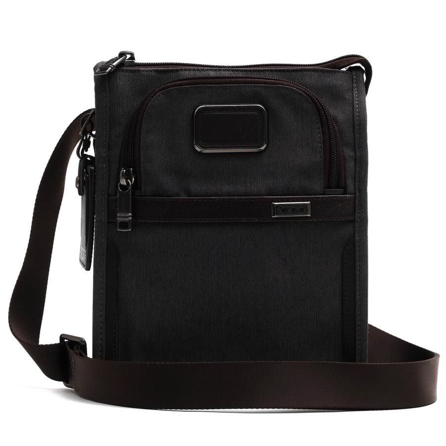 トゥミ/TUMI/2203110AT3 POCKET BAG SMALL ANTHRACITE ポケットバッグ スモール アンスラサイト ショルダーバッグ 【中古】 18,957円
