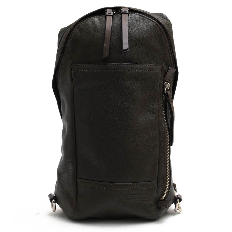 コーチ/COACH/70617 Thompson Leather Convertible Sling トンプソン コンバーチブル スリング パック X ショルダーバッグ 【中古】 ｜ブランディング２号店