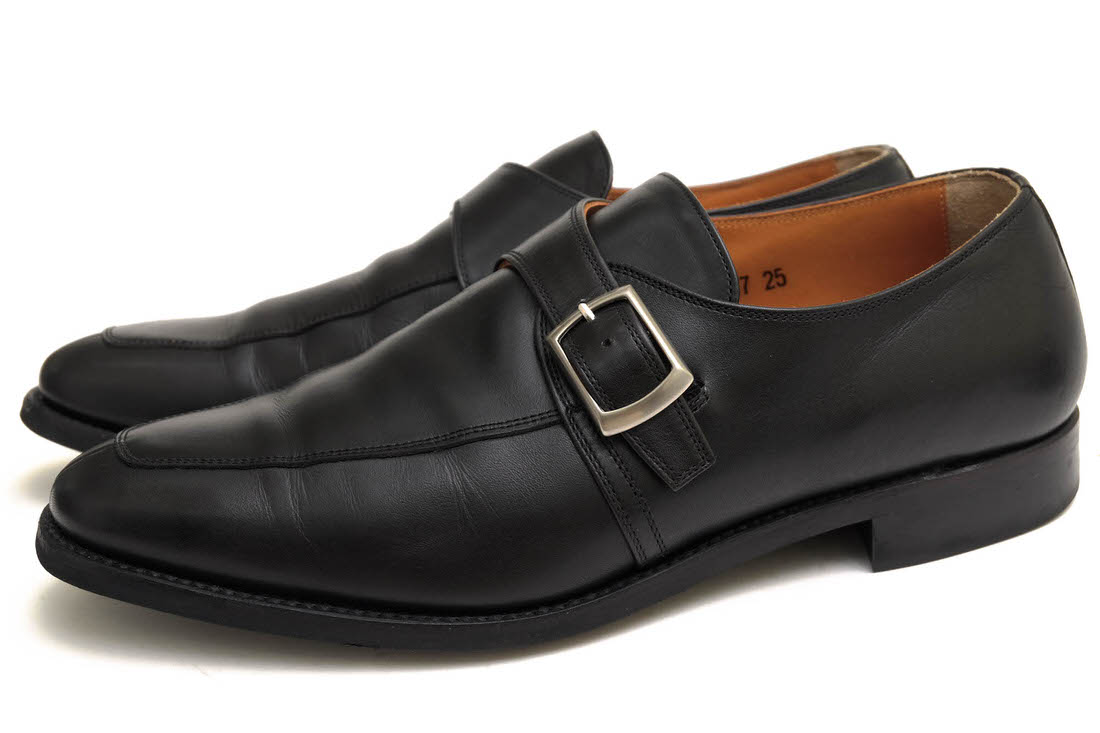 スコッチグレイン　604　ビジネスシューズ　プレーントゥ　ブラック　レザー wear worksオリジナルプレーントゥ「ブラックグレインレザー