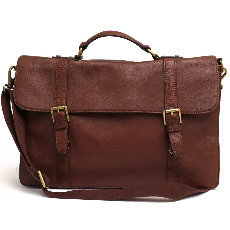 フォッシル/FOSSIL/MBG9153 Estate EW Messenger Bag ビジネスバッグ 【中古】