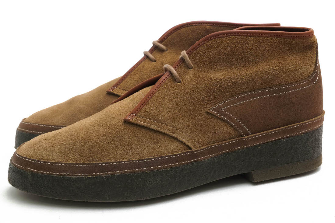 プラソンシューサプライ/PLUSON SHOE SUPPLY/PSFL-001 2-EYE MUDGUARD チャッカブーツ 【中古】