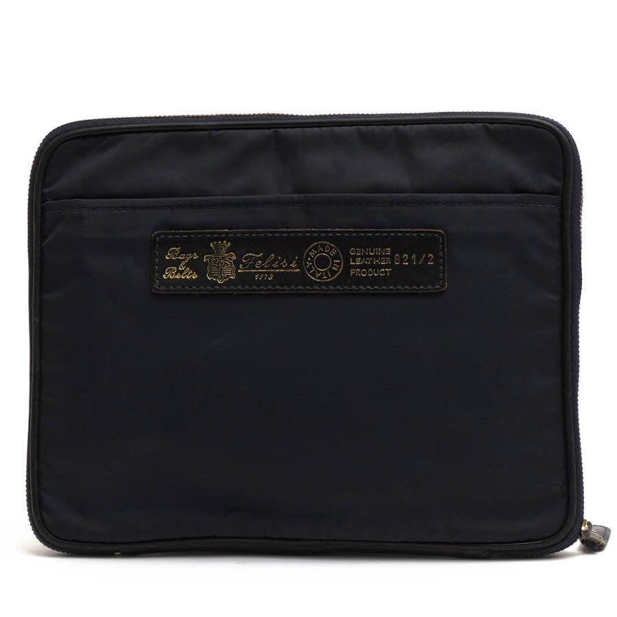 KEWL 美品　フェリージ　黒 レザー クラッチバッグ フラップ式 KEWL様専用 美品 フェリージ 黒 レザー クラッチバッグ フラップ式