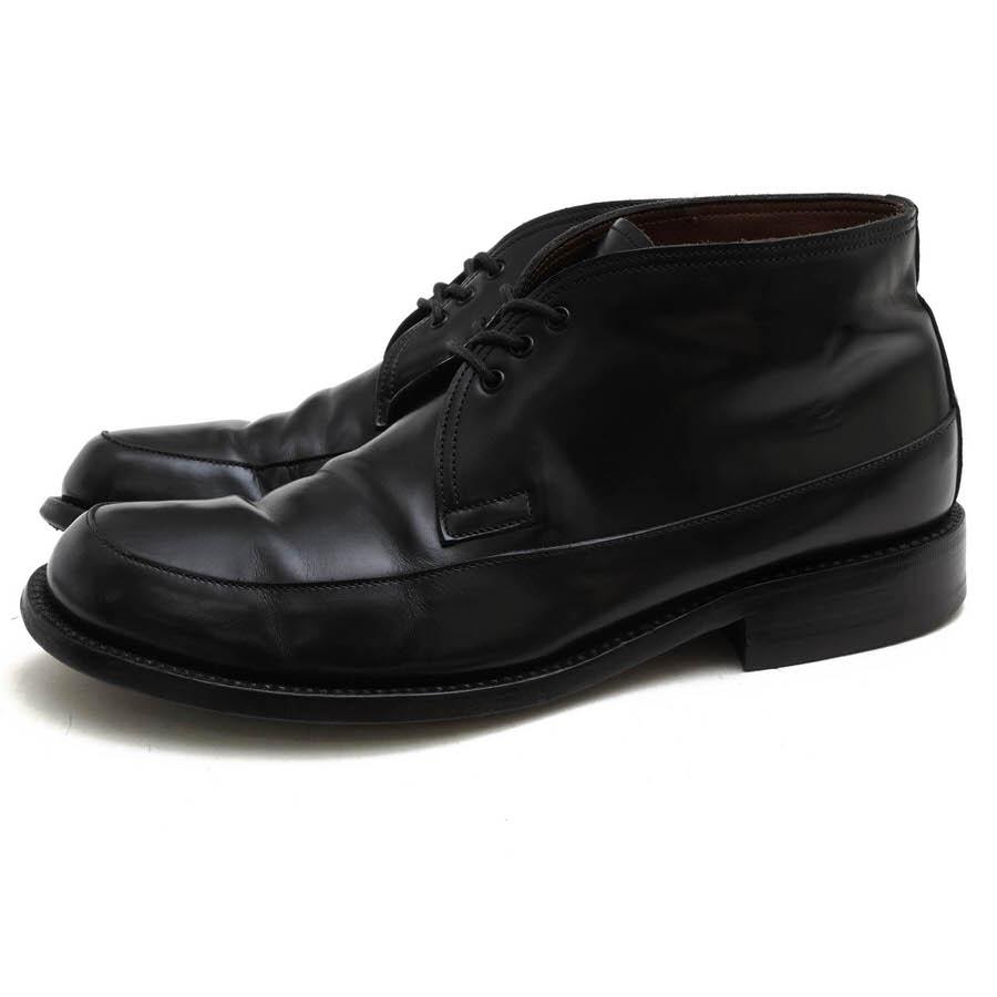 ほ*ん様 シルバノマッツァ　Uチップ ハイカットドレスシューズ　UK7.5 楽天市場】シルバノ・マッツァ ブーツ #6 1/2 約25cm レザー ブラウン