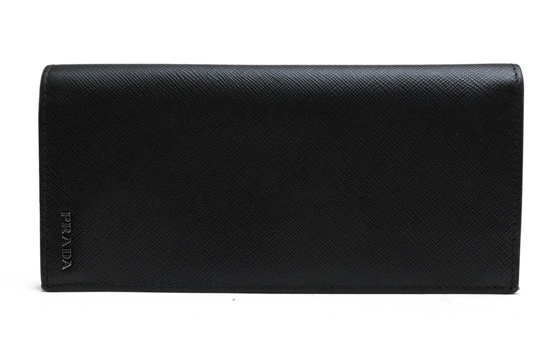 プラダ/PRADA/2MV836 PORTAF.VERTICALE SAFFIANO 長金入れ 【中古】