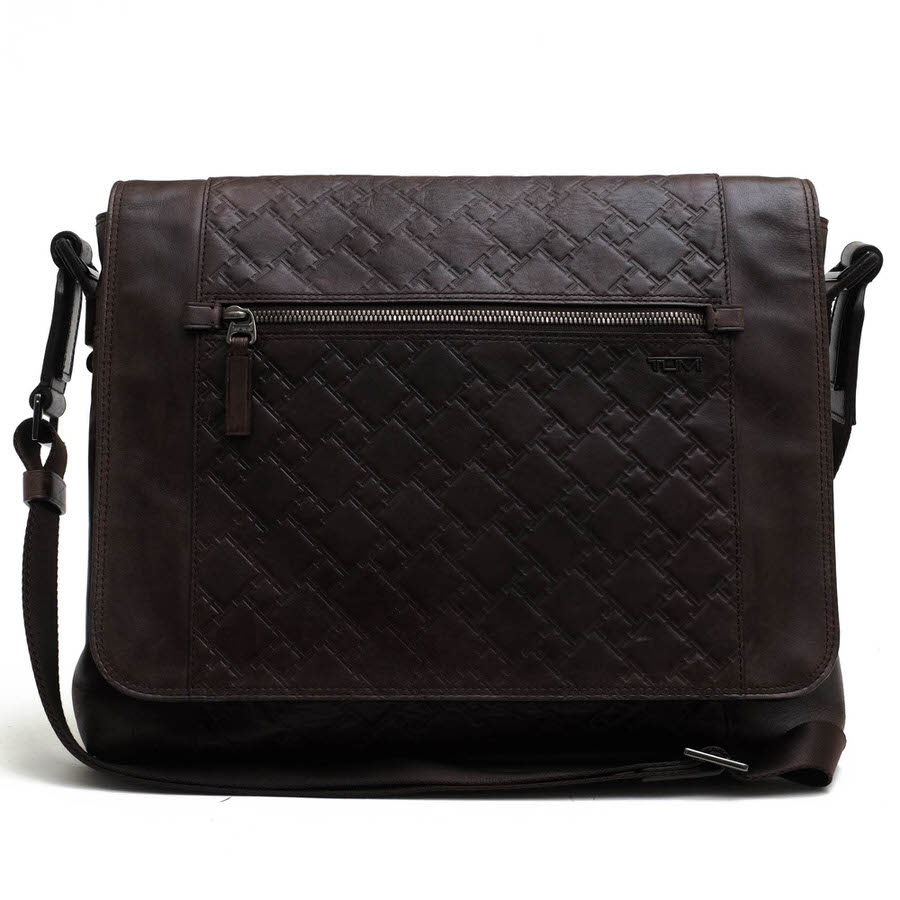 トゥミ/TUMI/31170DBT TICON Leather Messenger タイコン ショルダーバッグ 【中古】