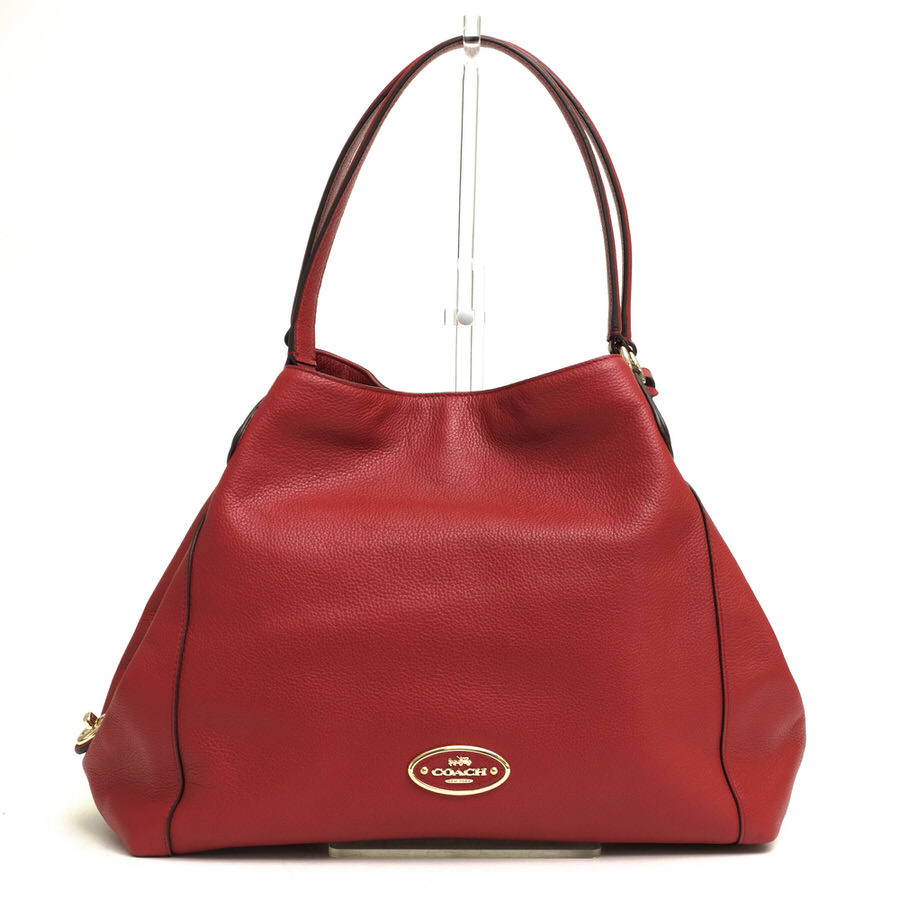 コーチ/COACH/33547 EDIE SHOULDER BAG イーディー リファイン グレイン レザー トートバッグ 【中古】 |ブランディング2号店
