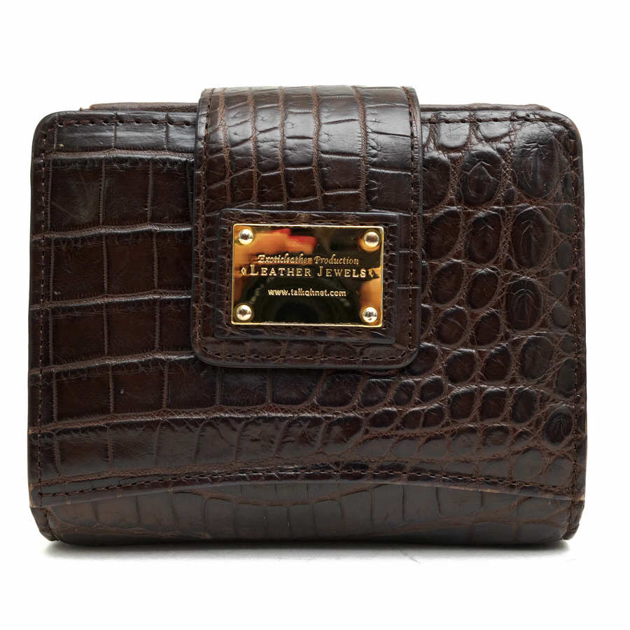 ■新品■未使用■ LEATHER JEWELS レザージュエルズ クロコダイル型押しレザー 二つ折り 財布 ウォレット レディース ブラック系 BK1460 楽天市場】□新品□未使用□ LEATHER JEWELS レザージュエルズ