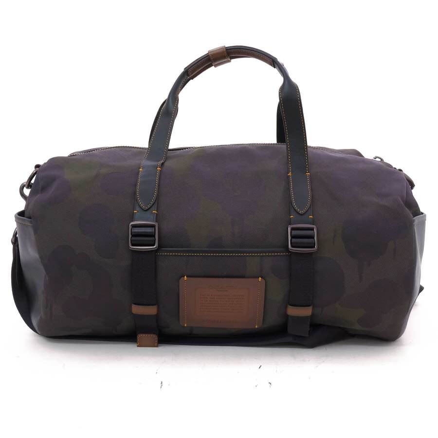 コーチ職/COACH/32255 Military Wild Beast Cordura Academy Gym Duffle Bag ボストンバッグ 【中古】