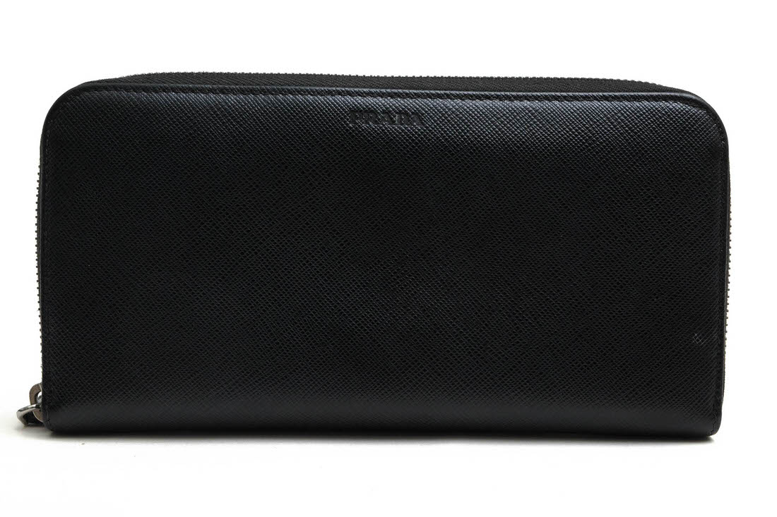 プラダ/PRADA/2ML317 PORTAFOGLIO LAMPO SAFFIANO 長紙入れ 【中古】