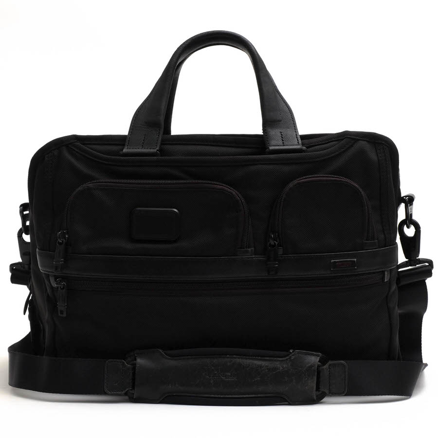 トゥミ/TUMI/26109D2E ALPHA International Organizer Brief アルファ 国際的・オーガナイザーブリーフ 商行為御徒面子 【中古】