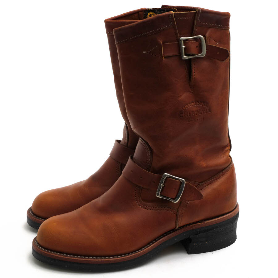 黒タグ usa製 chippewa チペワ ペコスブーツ 8E ブラウン 茶 楽天市場】チペワ CHIPPEWA 復刻 黒タグ ワークブーツ USA製