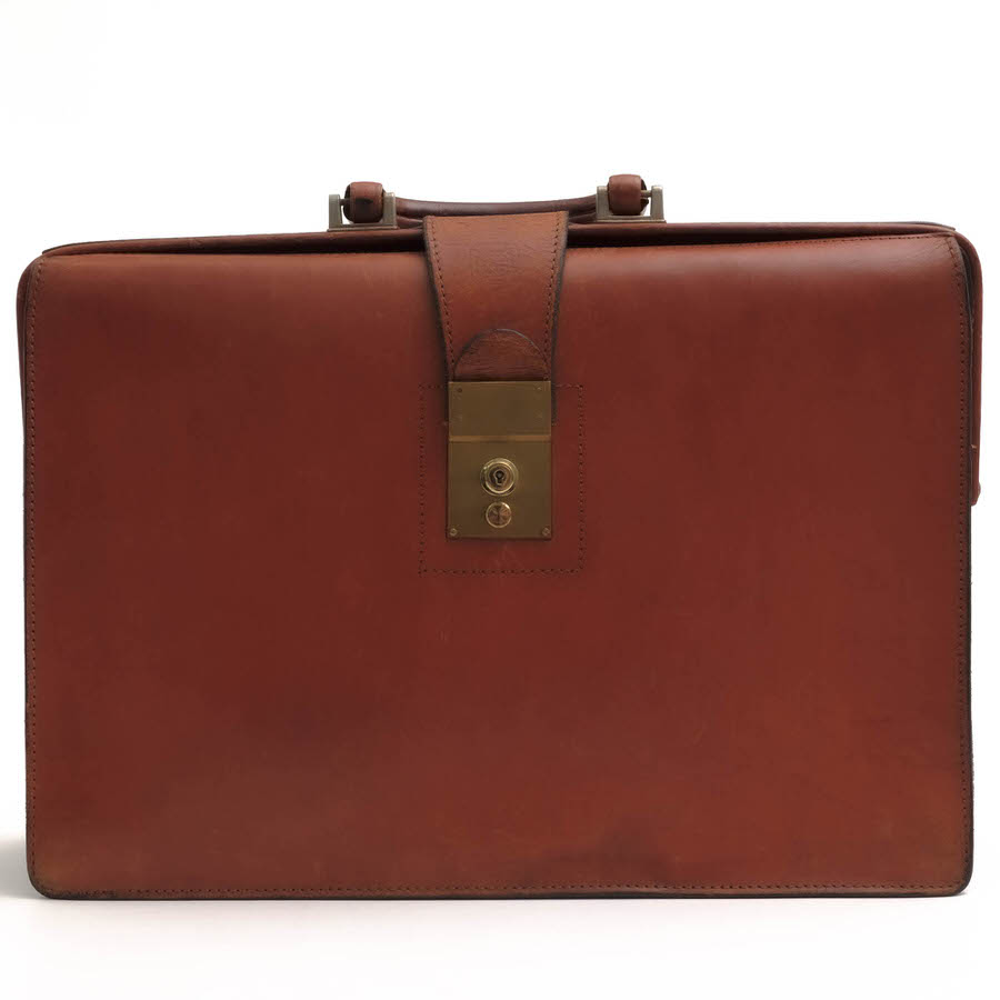 バロウ & ヘップバーン/BARROW & HEPBURN/Top Frame Brief Cas ビジネスバッグ 【中古】