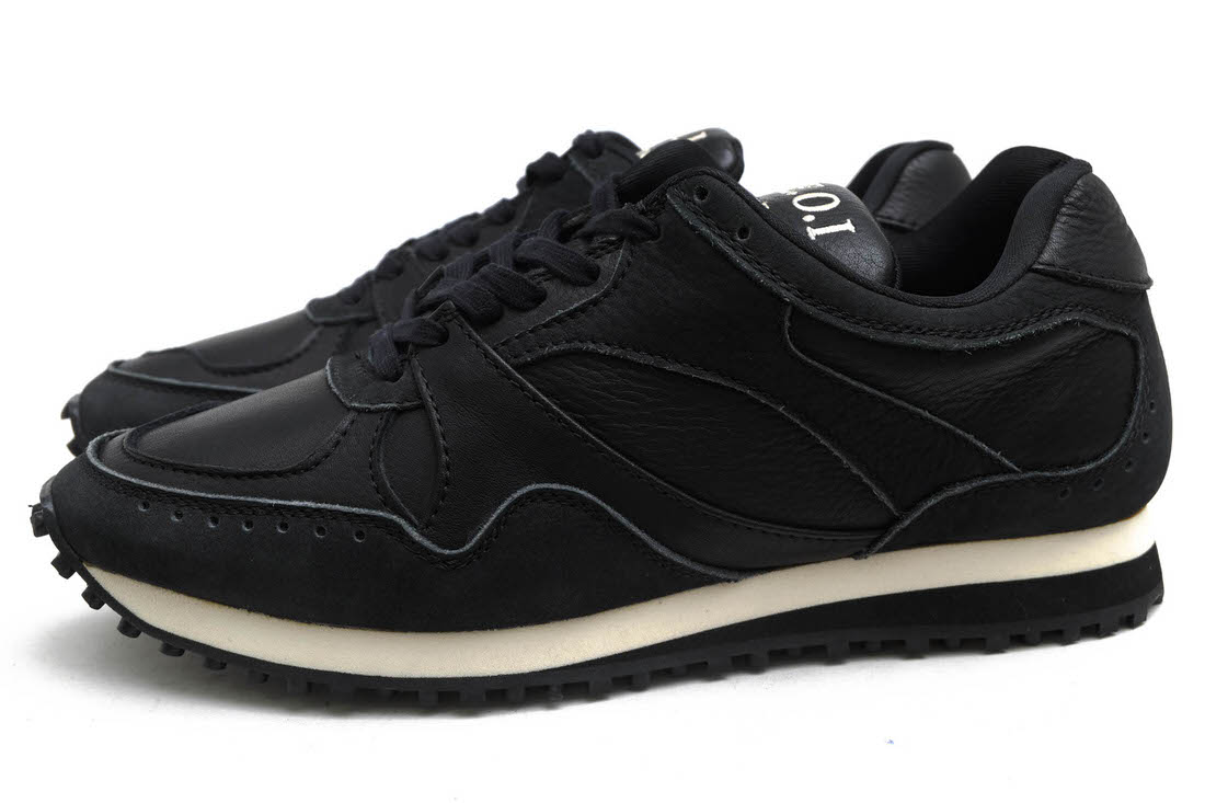 旦那オリーブ/MR.OLIVE/ME1002 COMBI BRITISH TRAINER SNEAKERS WATER PROOF SHRINK NUBUCK ローカットスニーカー 【中古】