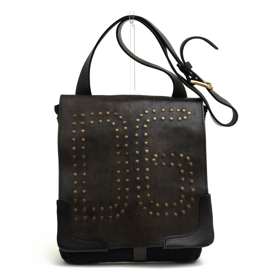 美品✨DOLCE&GABBANA メタルロゴ レザー ショルダーバッグ ブラック 楽天市場】ドルチェ&ガッバーナ バッグ（斜め掛／肩掛