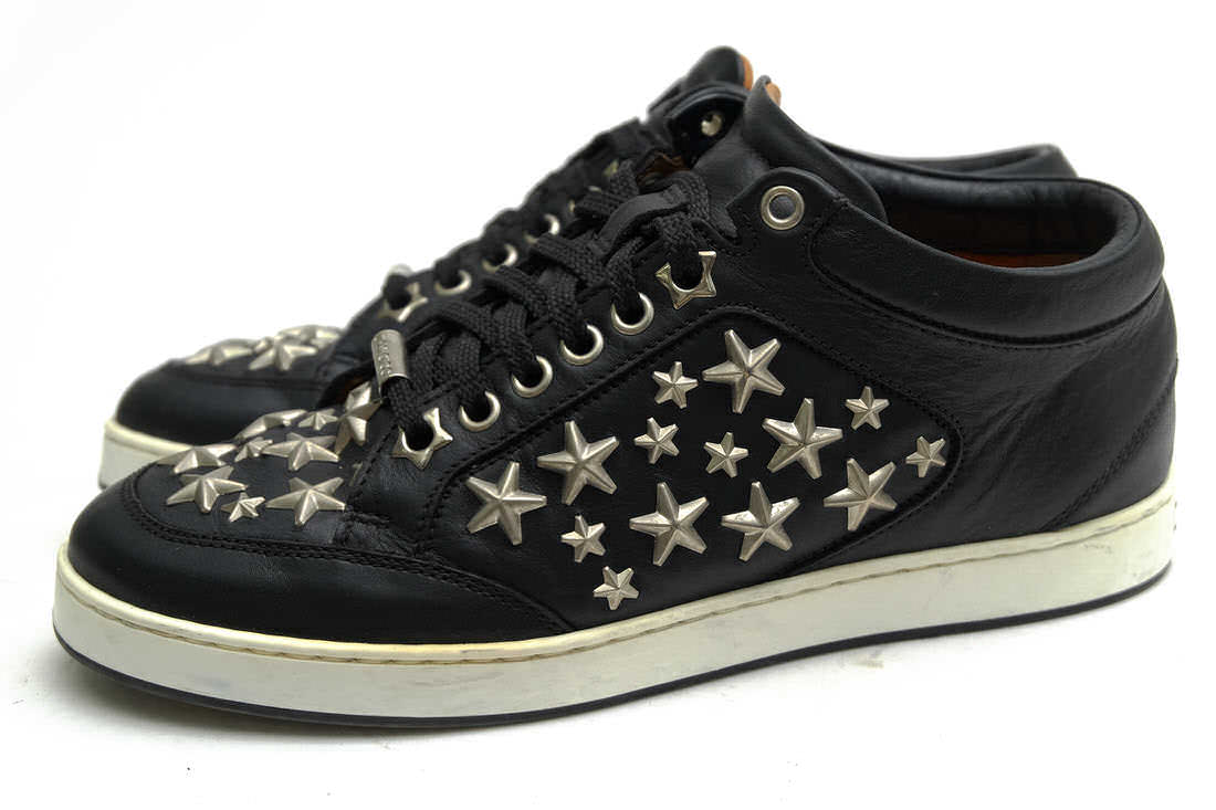 ジミーチュウ/Jimmy Choo/Miami Star Trainers ローカットスニーカー 【中古】