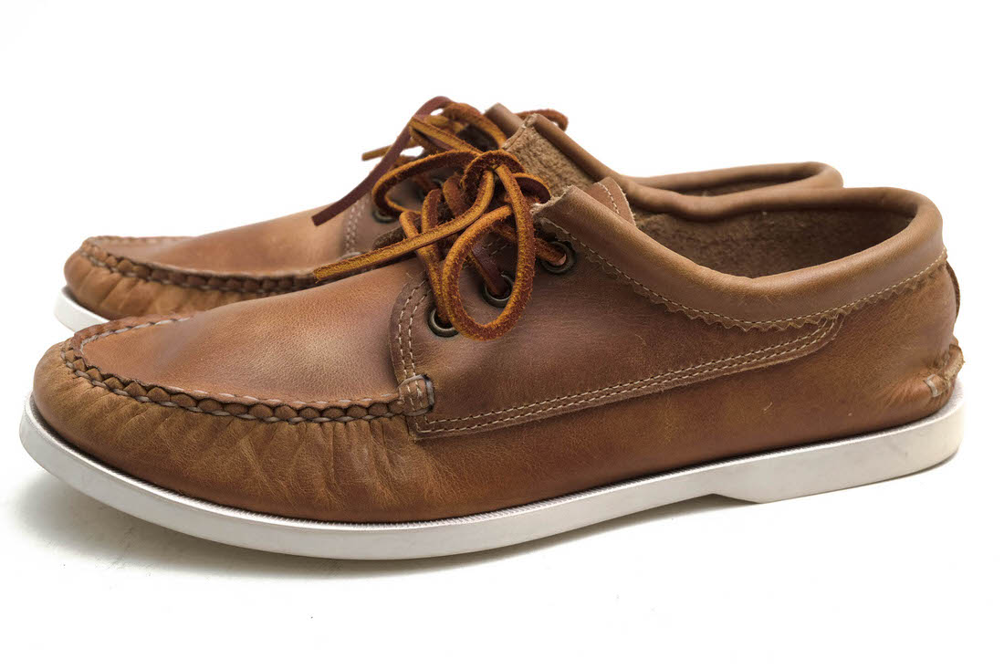 クオッディートレイルモカシン/Quoddy Trail Moccasin/501 BLUCHER ブラッチャー デッキシューズ 【中古】