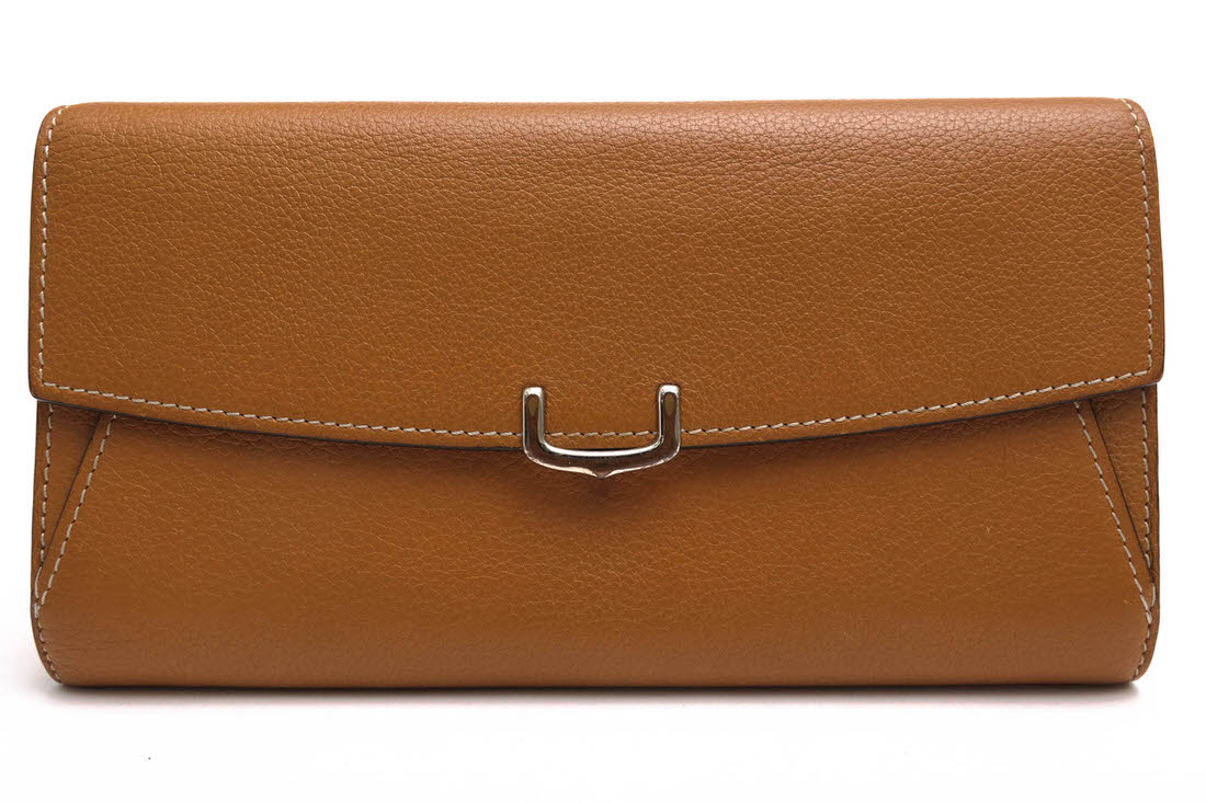 カルティエ/Cartier/C ドゥ カルティエ C de Cartier 国際的 ウォレット 長紙入れ 【中古】