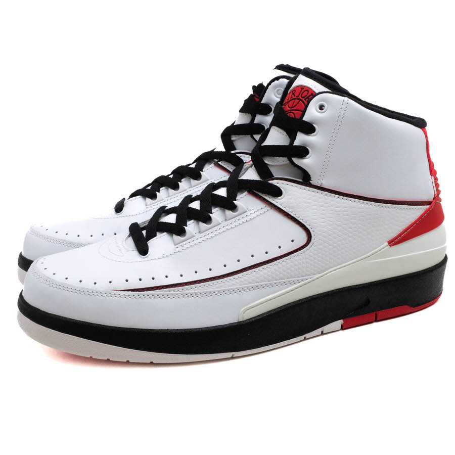 ナイキ/NIKE/395709-101 Air Jordan 2 Retro QF White Varsity Red エアジョーダン 2 レトロ ローカットスニーカー 【中古】