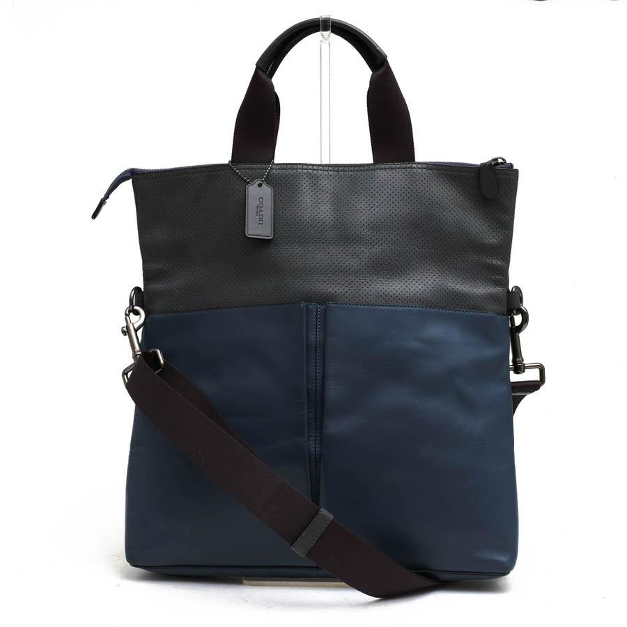 コーチ/COACH/F57569 Charles Foldover Tote チャールズ フォールドオーバー トート トートバッグ 【中古】